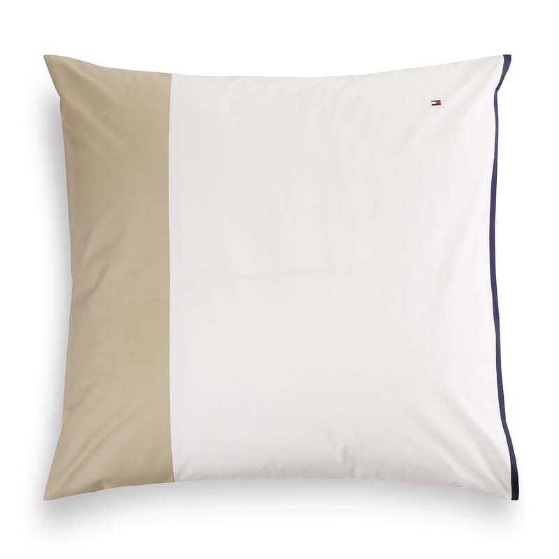 تومي هيلفغر Tailor غطاء مخدة ديكور من مجموعة College أبيض بيج-1