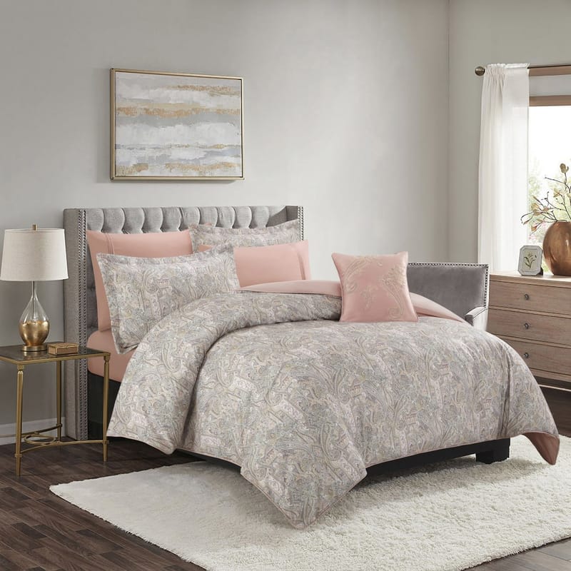 تسيرا مفرش مشجر صيفي 9 قطع, بيج غامق color-1