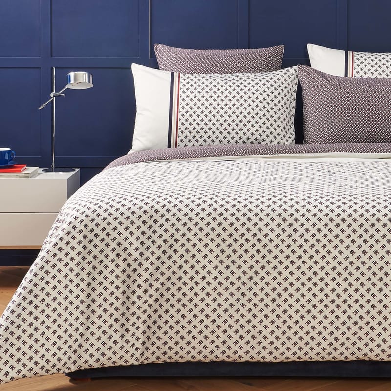 تومي هيلفغر HIGH LINE بيت لحاف 3 قطع, أحمر غامق color-1