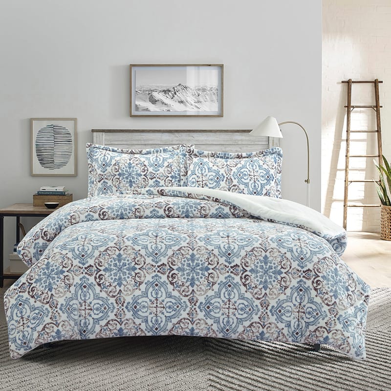 فيسبيرا | مفرش شتوي 3 قطع, أزرق color-1