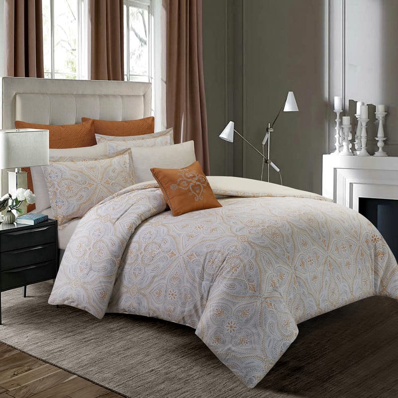 فينتيج | مفرش 9 قطع, أصفر color-1