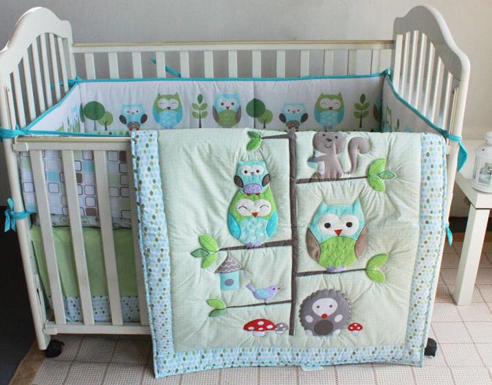 Owl baby bedding set online