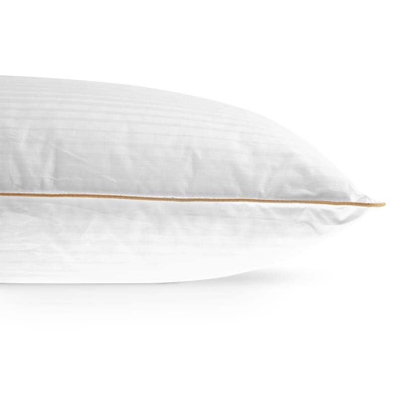 Buy STRIPED DOWN SOFT PILLOW of New Arrival from karaz linen online and get a exulde brand with colour White