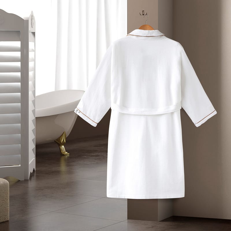 Buy BATHROBE FD002 of Sale from karaz linen online and get a exulde brand with colour White