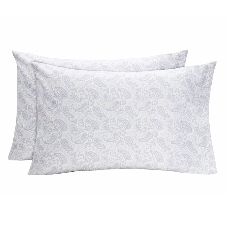 Purity Luxe | مجموعة غطاء السرير المعالجة بالفضة بيسلي من شراشف وأغطية سرير