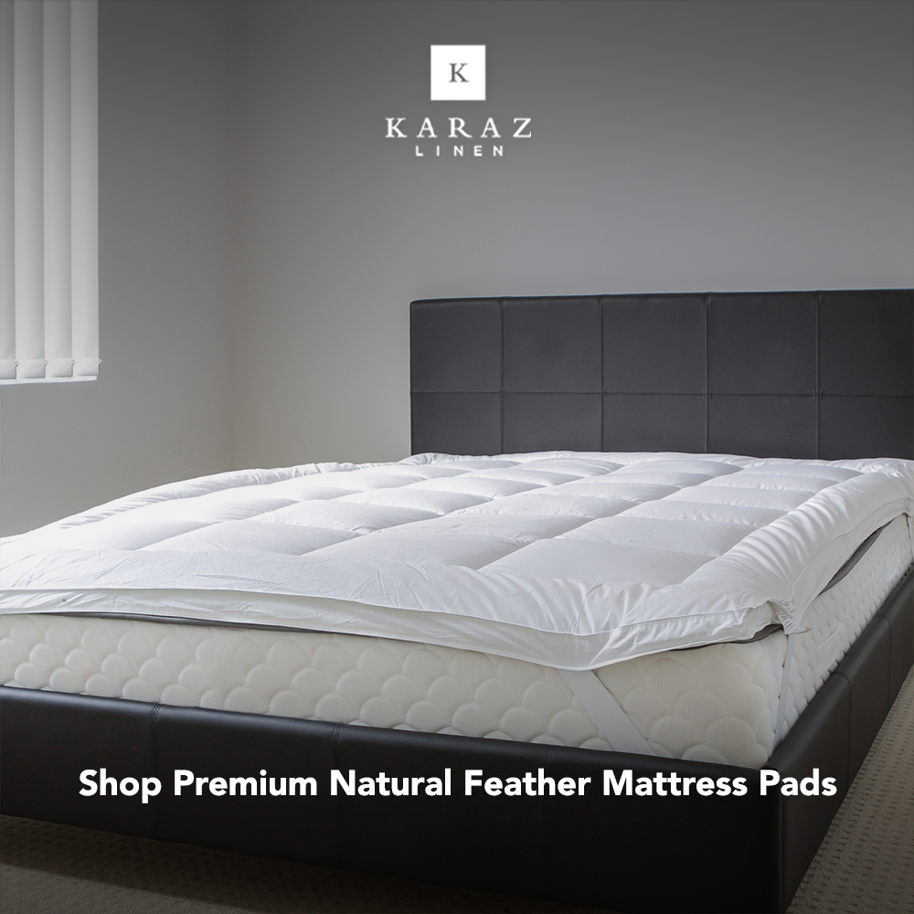 natural feather bed topper